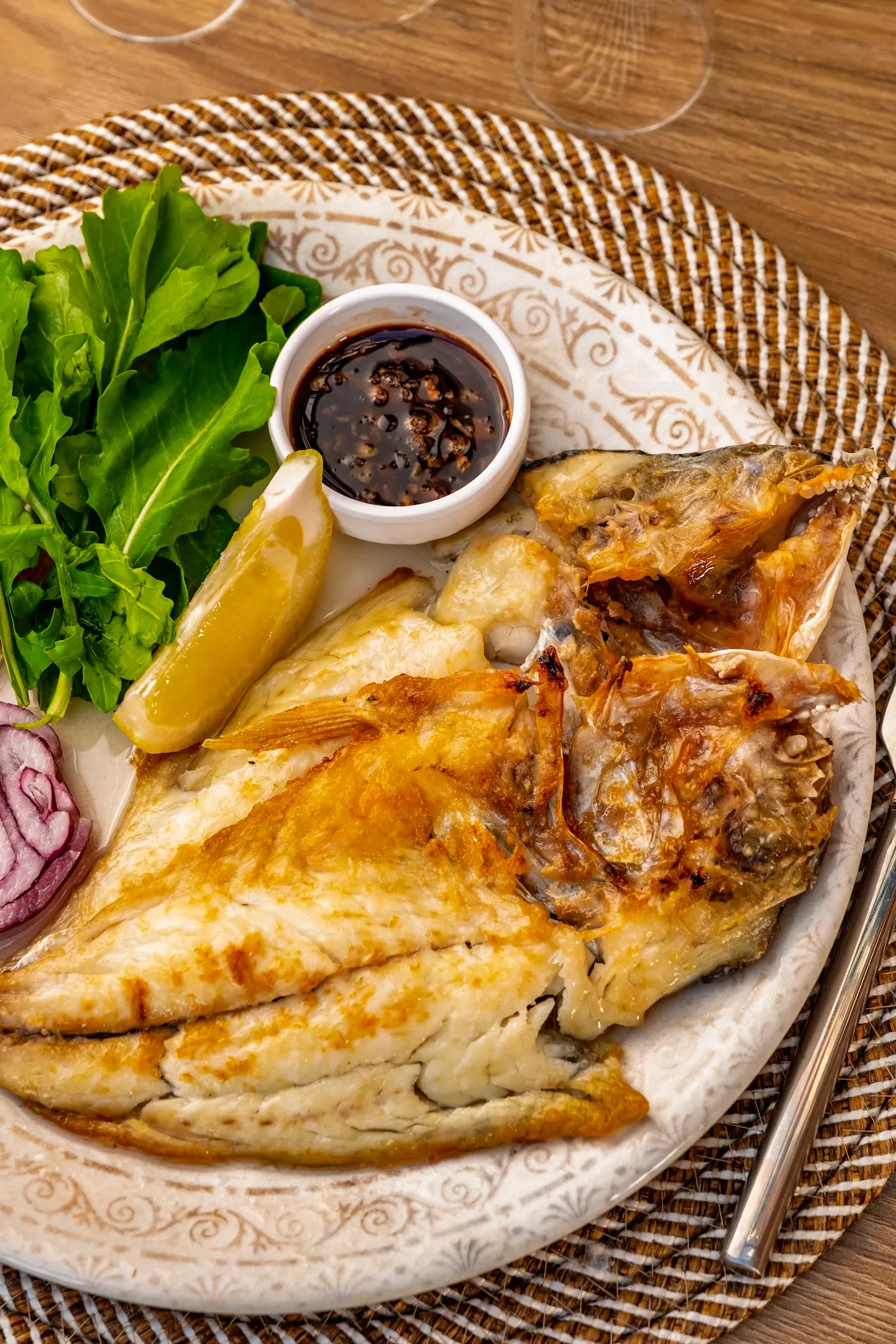 Grilled fish at Meyy