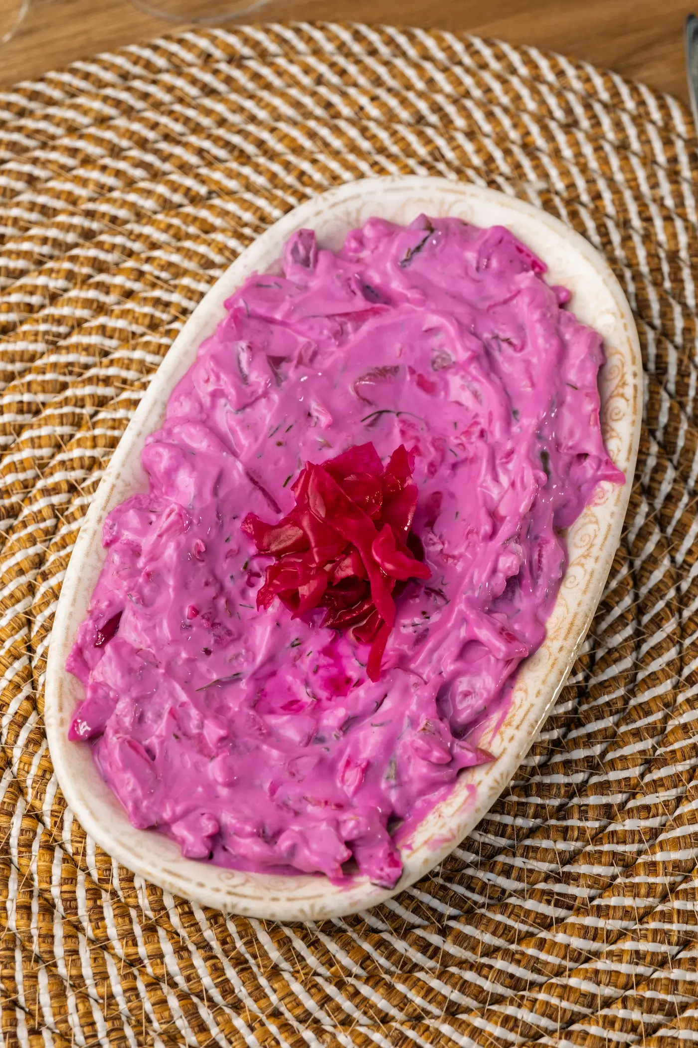 Beetroot with yoghurt at Meyy